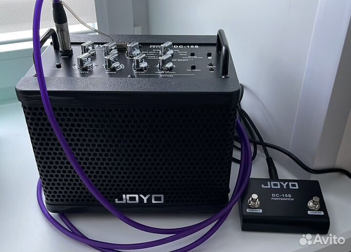 Электро гитара с комбиком и педалью