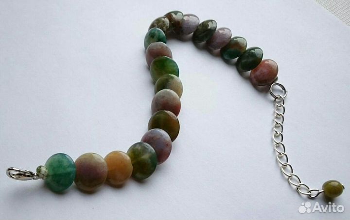 Браслет из натурального Индийского Агата