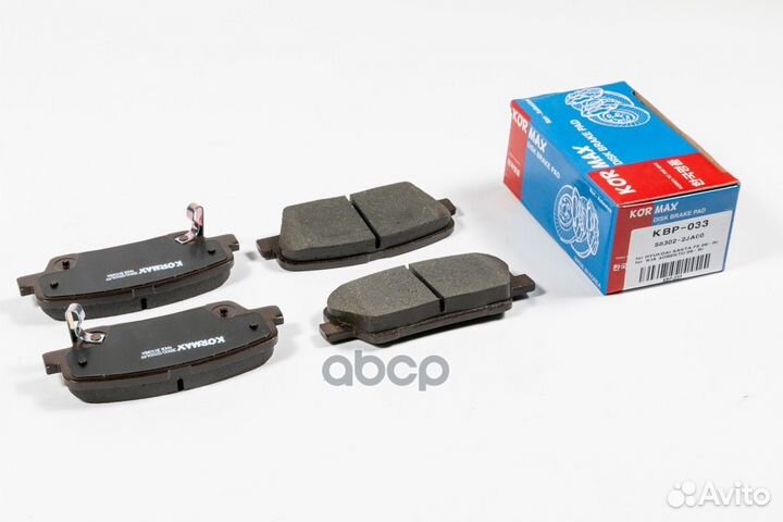 Колодки тормозные, задние (с антискрипной