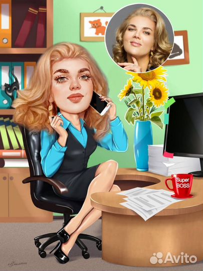 Цифровой шарж