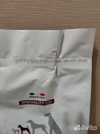 Monge корм для собак 7,5 кг ягненок рис