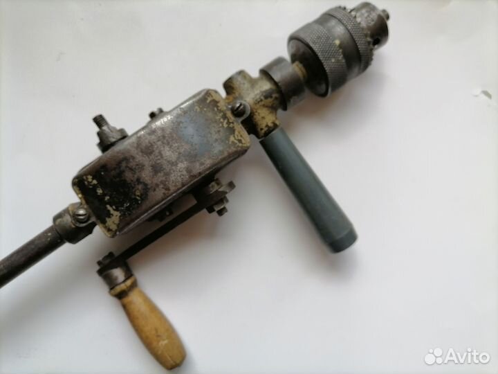 Дрель ручная СССР, очень старая, в коллекцию