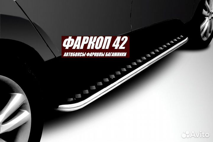 Защита порогов Hyundai IX-35