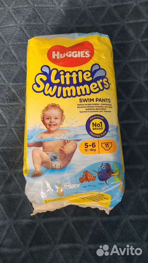 Подгузники для плавания huggies 12-18 кг