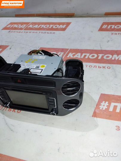 Магнитола Volkswagen Tiguan рест. 2014 5K0035190A