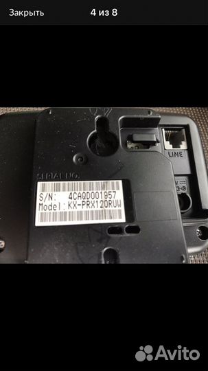 Телефон Panasonic 2 трубки и станция