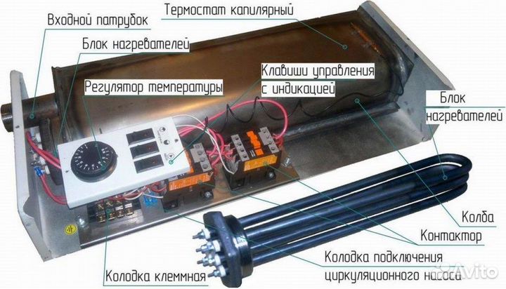 Тэн для электро котлов 6 кВт