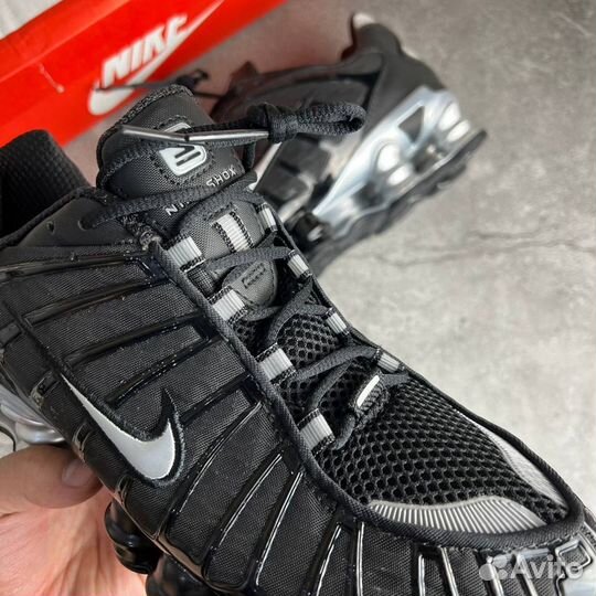 Кроссовки Nike Shox TL Black Grey (41-45)