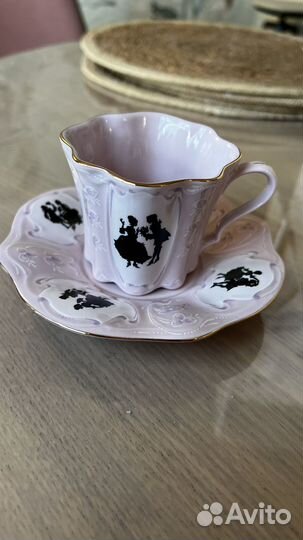 Кофейный сервиз Чехия Thun ручная роспись 15