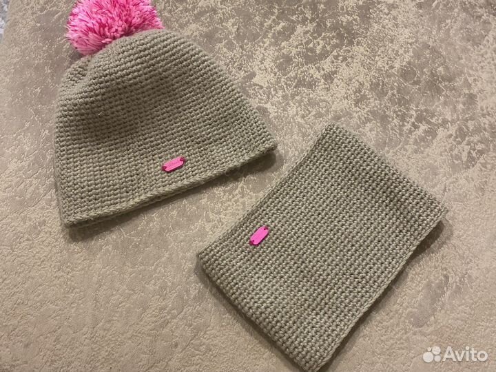 Шапка и снуд для девочки