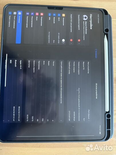 iPad pro 2021 m1 128gb 12,9 и apple pencil 2