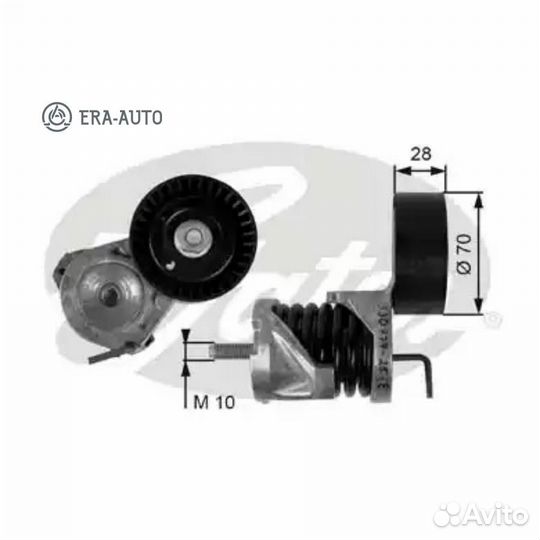 Gates T39085 Натяжитель ремня приводного BMW 3(E90/E91) 07
