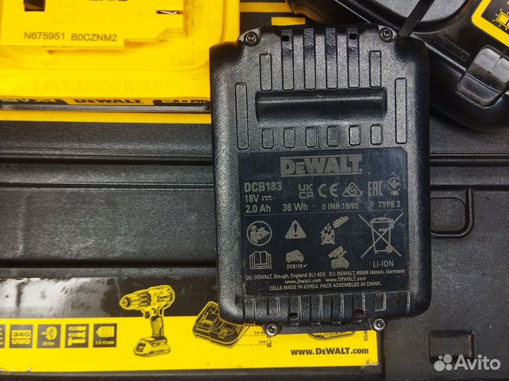 Ударный шуруповёрт DeWalt DCD778 D2T 2023 года