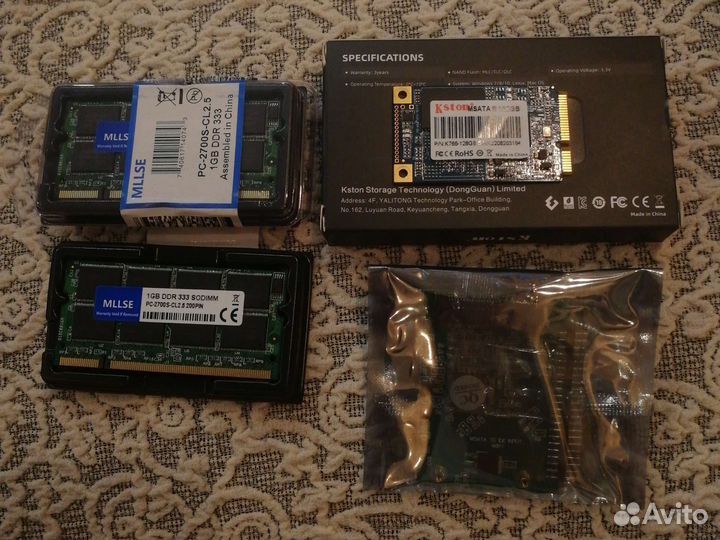 Upgrade kit для ноутбука IDE 2.5 SSD + DDR1