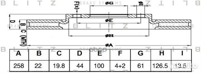 Диск тормозной renault logan 12- перед.вент. bs