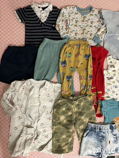 Большой пакет одежды для мальчика