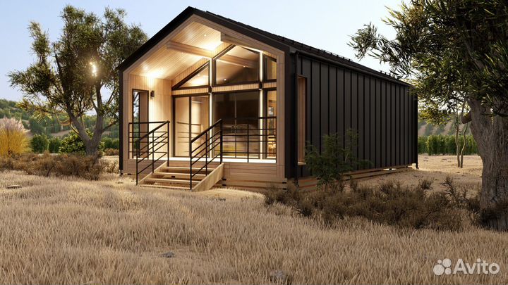 Каркасный дом под ключ модульный