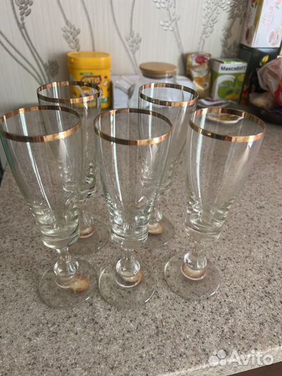 СССР набор бокалов для шампанского