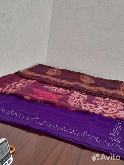 Платок старинный шёлковый гульменди