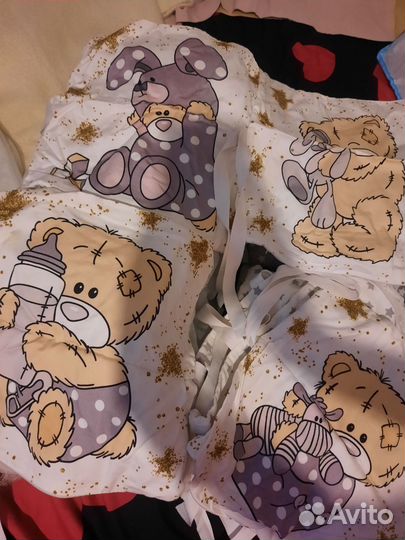 Бортики в кроватку