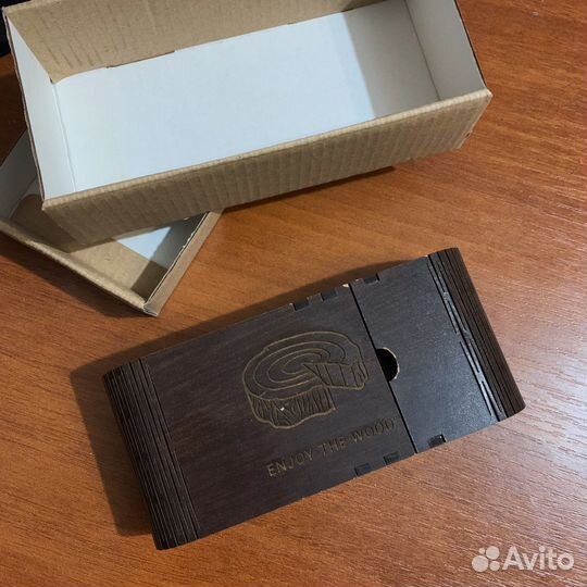 Галстук деревянная бабочка