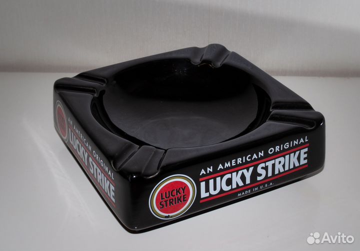 Винтажная пепельница Lucky Strike