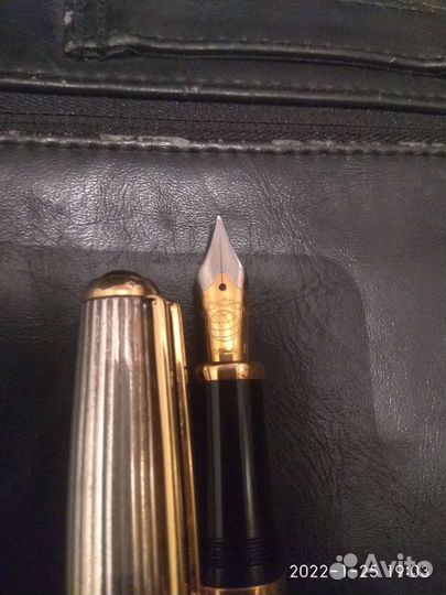 Перьевая ручка серебренная