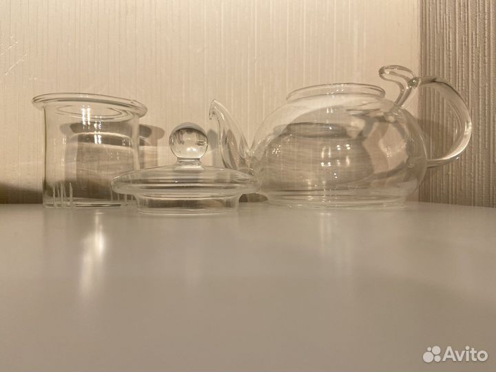 Заварочный чайник из стекла