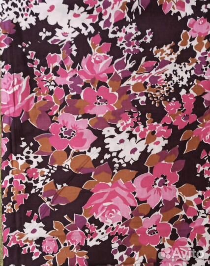 Отрез ткани сатин СССР