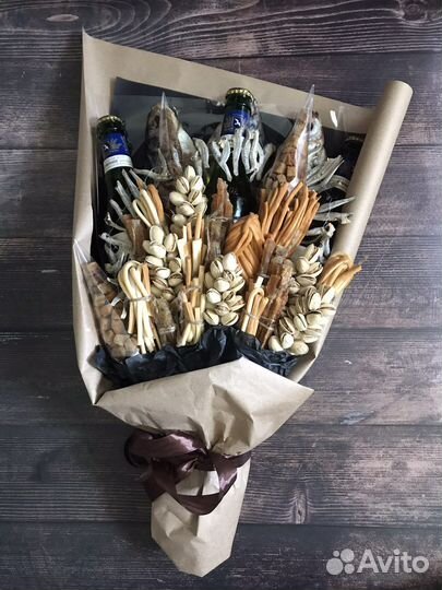 Съедобные букеты, мужские букеты