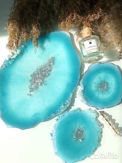 Подстаканники и блюдо