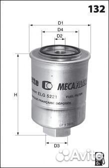 Топливный фильтр ELG5269 mecafilter