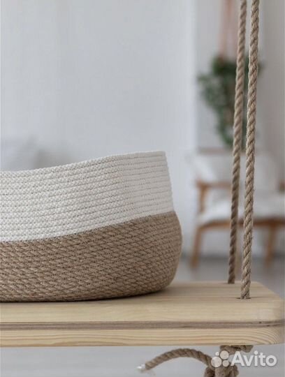 Малая овальная корзина для хранения