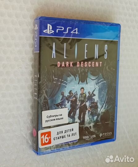 Aliens Dark Descent PS4 (новый, рус.субтитры)