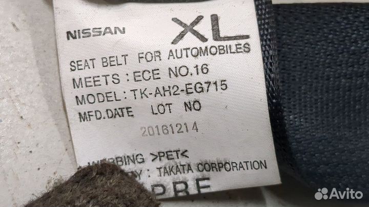 Ремень безопасности левый передний Nissan X-Trail (T32) 2013