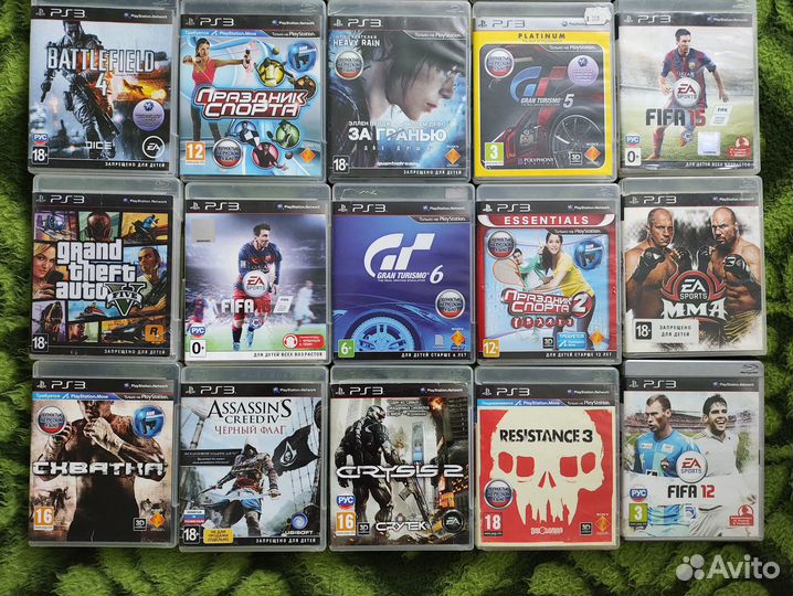 Продам Огромную Коллекцию Игр Для PS3