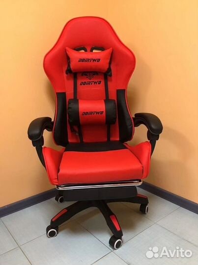 Компьютерное игровое кресло геймерское с массажем