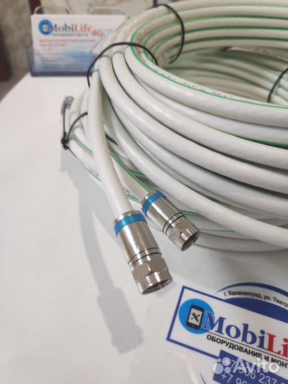 Кабельная сборка с F разъемами 10м