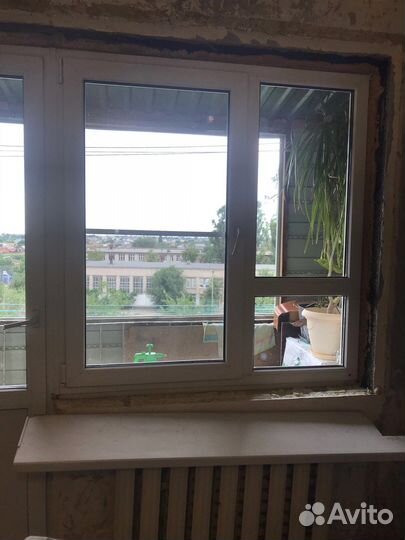 Пластиковое окно и дверь