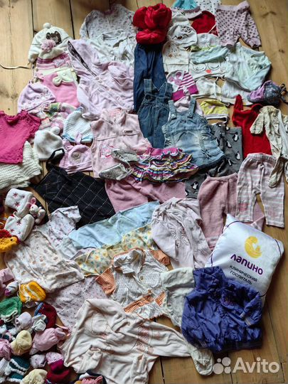 Пакет вещей на девочку от 0 до 1 года
