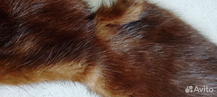 Винтажный норковый воротник