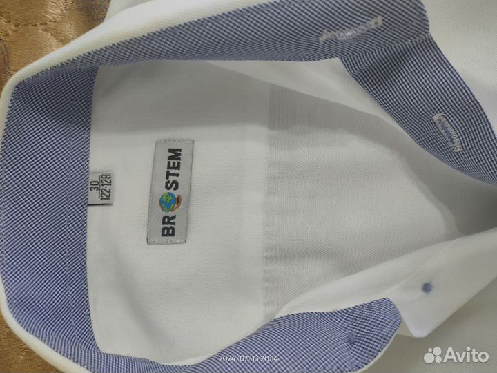 Рубашка для мальчика 122 128