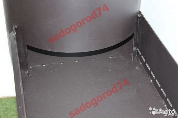 Мангал с очагом для казана