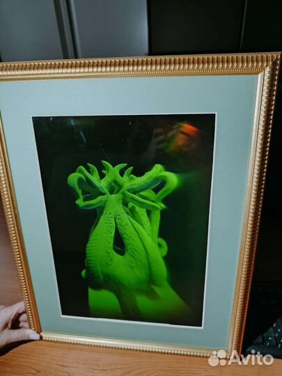 Голографическая картина Дракон трехглавый