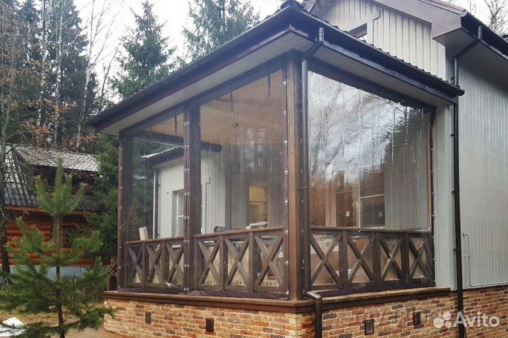 Мягкие окна пвх на ремешках или люверсах