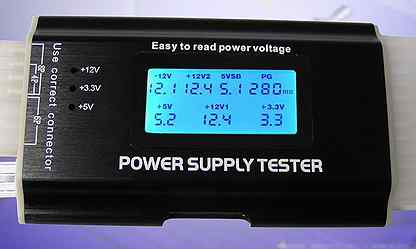 Тестер блока питания с LCD дисплеем, новый
