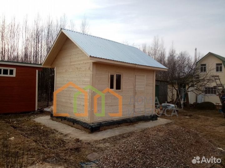 Каркасный садовый домик 3х4