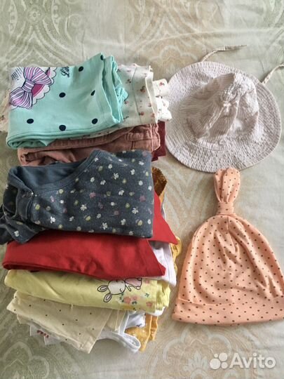 Вещи пакетом на девочку 6 мес-годик