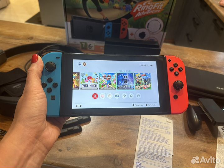 Nintendo switch rev 2 ring fit