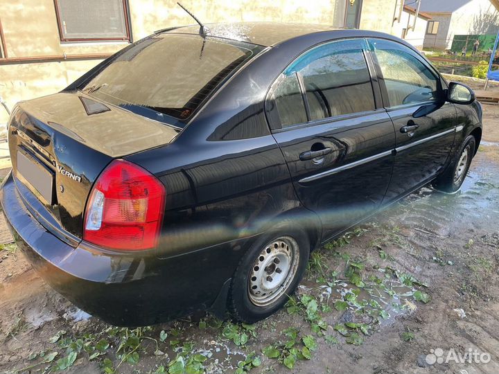 Hyundai Verna 1.4 МТ, 2007, 245 000 км